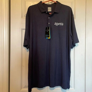 NWT Callaway opti-Sri polo shirt XL. UPF 50 cooling Navy blue short sleeve sun